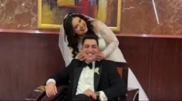 إطلالة ساحرة.. دعاء رجب تحتفل بزفافها في ليلة مبهجة بحضور نجوم الفن